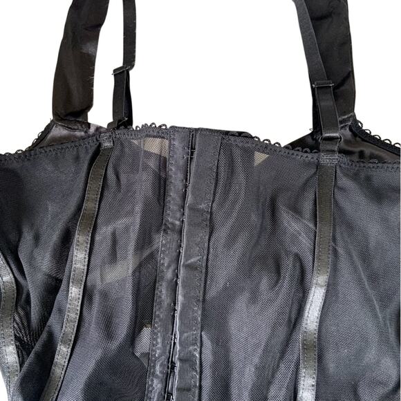 Just Sexy Lingerie Bow Bustier Set with Stockings Small NEW WITH TAGS Retail $87 - Picture 9 of 13